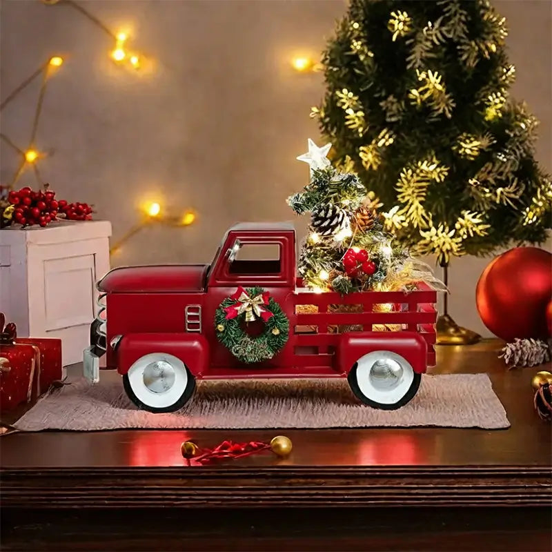 Brehn | Weihnachts Lkw mit funkelnden Lichtern