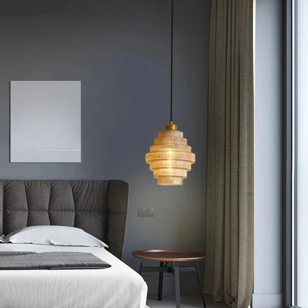 Brehn | Retro Pendelleuchte Glas