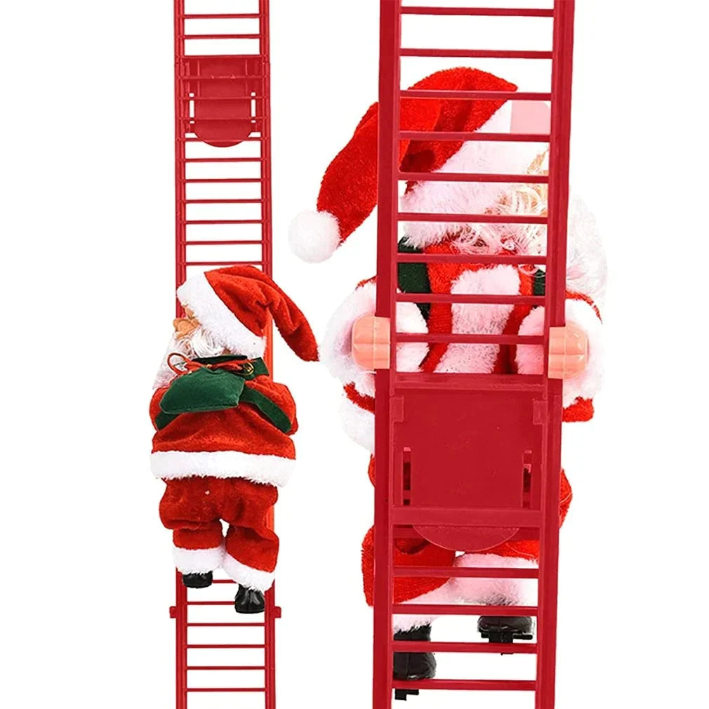 Brehn | 🎅Elektrischer Weihnachtsmann, der mit Musik die Leiter erklimmt