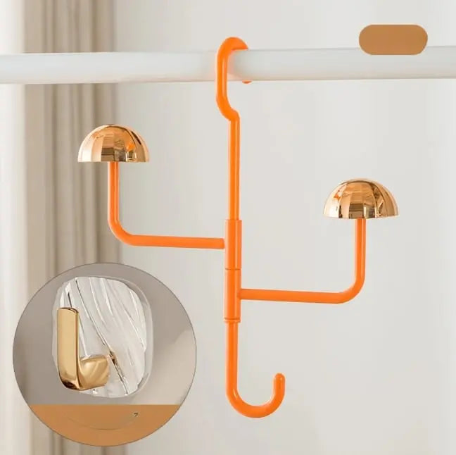 360° Redating Hängende Aufbewahrung – Eleganter Organizer für Kleidung, Hüte & Accessoires
