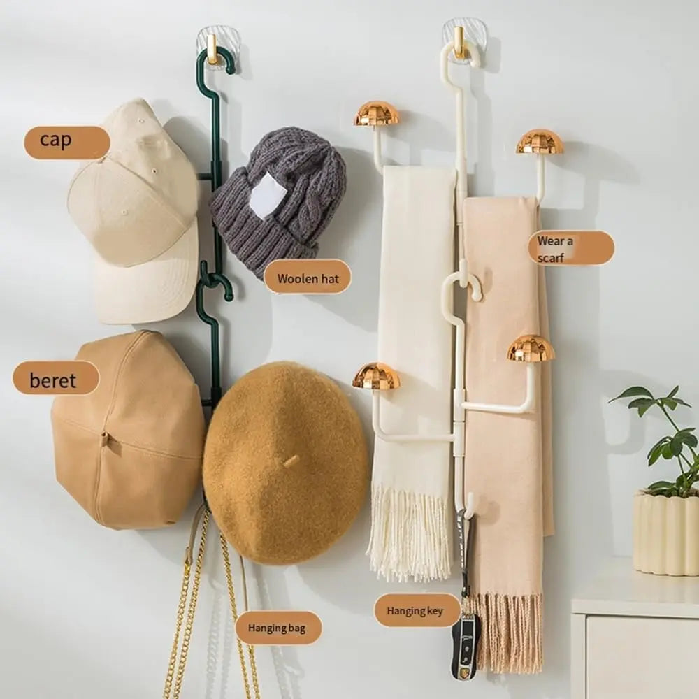 360° Redating Hängende Aufbewahrung – Eleganter Organizer für Kleidung, Hüte & Accessoires