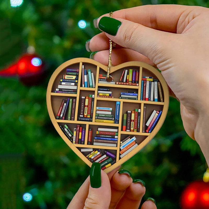 Brehn | Süße Herzförmige Bücherregaldekoration