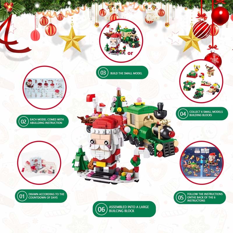 Brehn | 2024 Weihnachts-Bausteine Geschenkbox