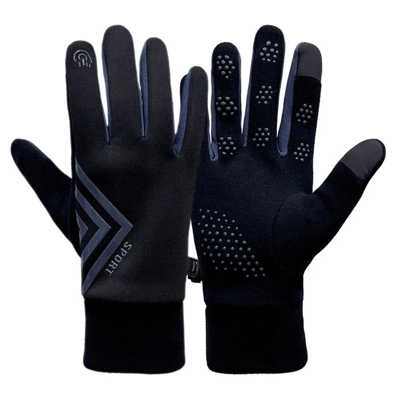 Wasserdichter, rutschfester und kältebeständiger Finger-Touchscreen-Handschuh