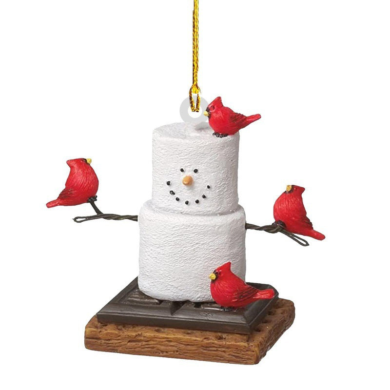 Brehn | Lustige Schneemann Weihnachtsbaum Anhänger