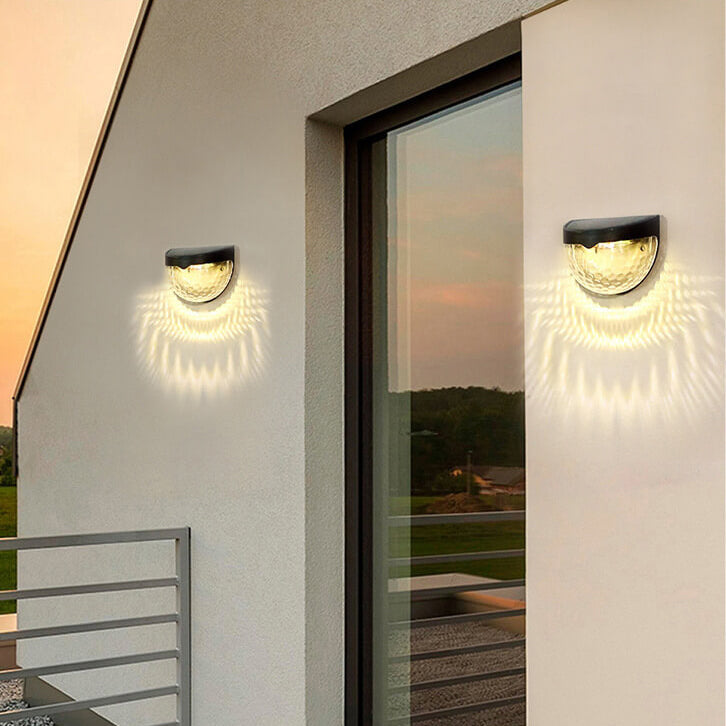Solar Halbkreis Außen Wasserdicht Licht Schatten Zaun Wand Leuchte Lampe | Brehn