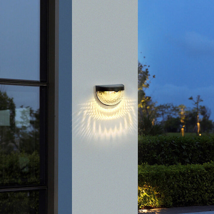 Solar Halbkreis Außen Wasserdicht Licht Schatten Zaun Wand Leuchte Lampe | Brehn