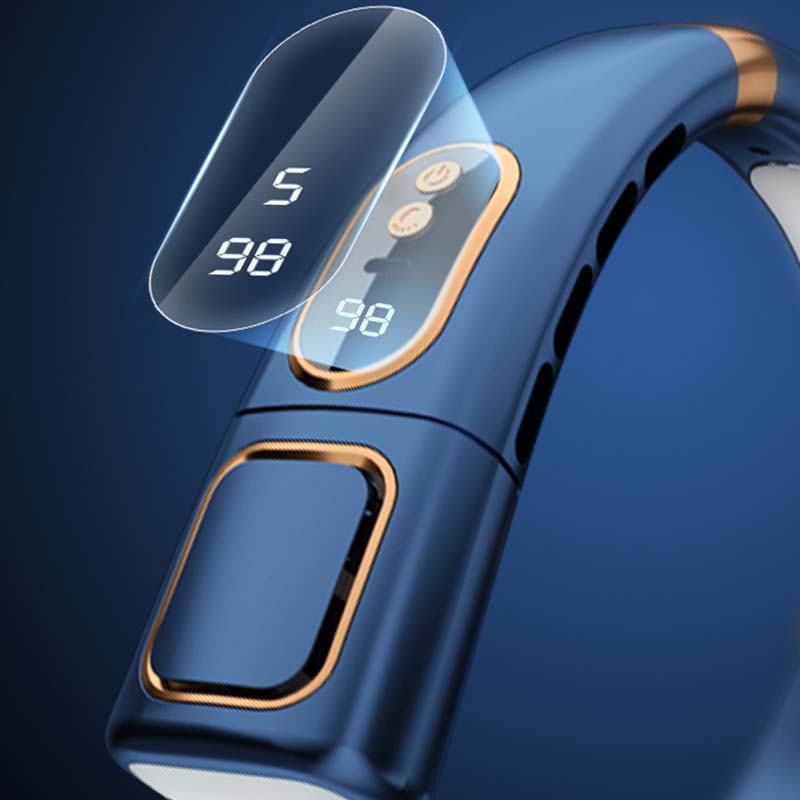 Blade-less hängender Nackenventilator mit digitaler Anzeige und Licht | Brehn