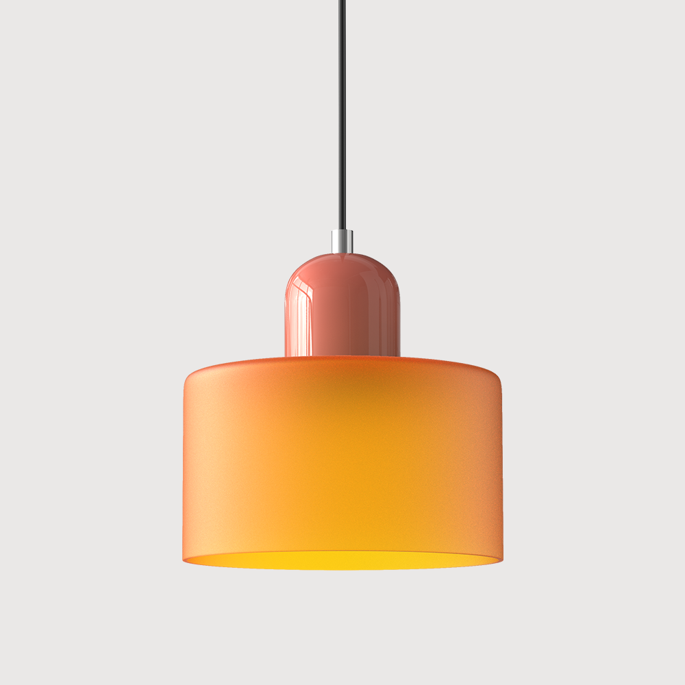 Brehn | Bauhaus Kreativ Glas Pendelleuchte - Kreatives Glas für ein elegantes Interieur