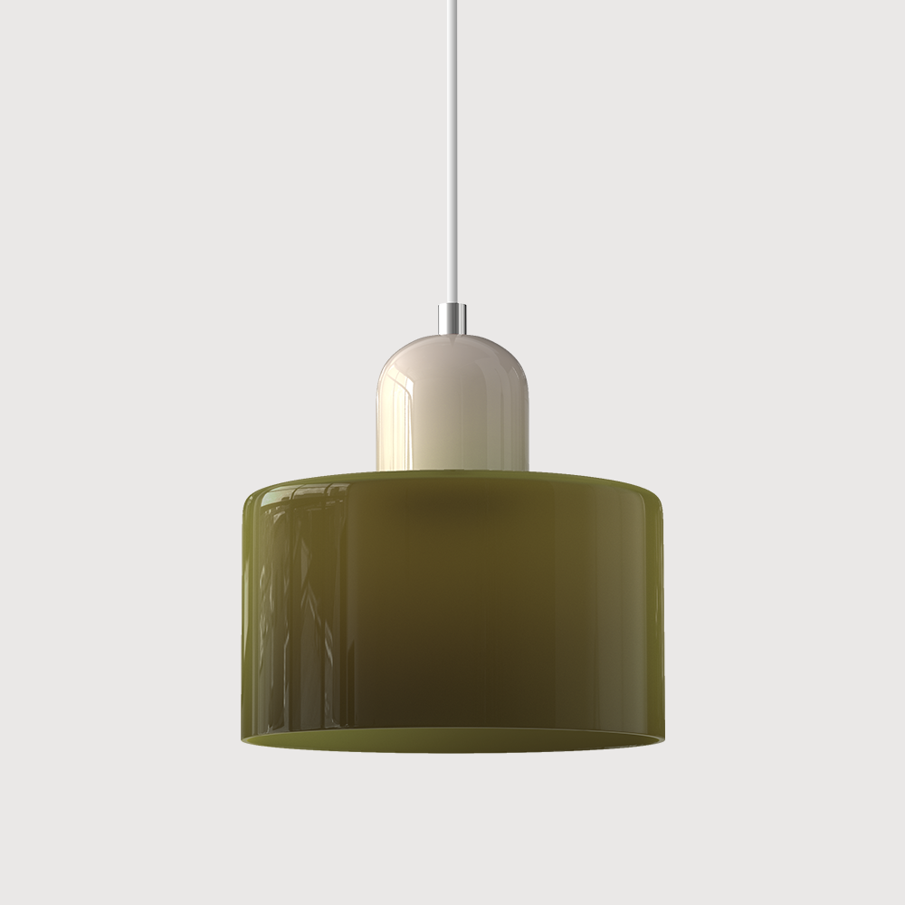Brehn | Bauhaus Kreativ Glas Pendelleuchte - Kreatives Glas für ein elegantes Interieur