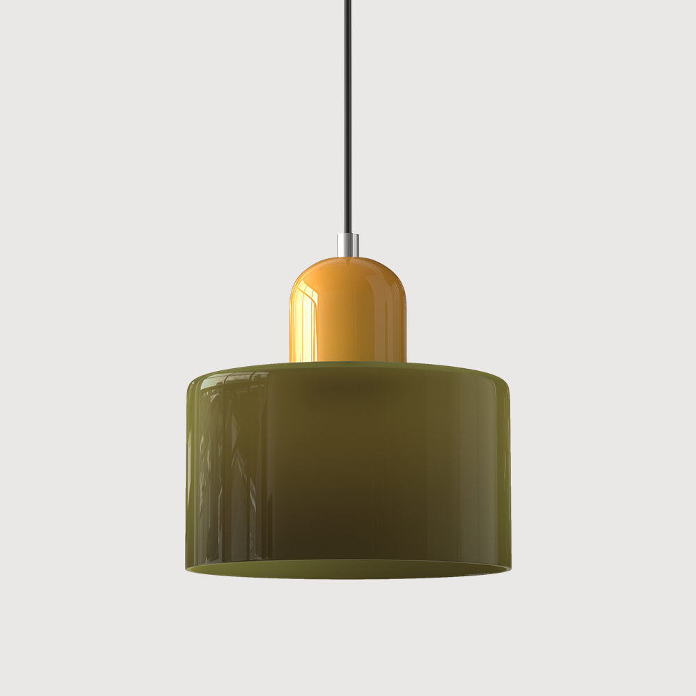 Brehn | Bauhaus Kreativ Glas Pendelleuchte - Kreatives Glas für ein elegantes Interieur
