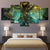 Magic Forest Trunk 5 Stück - Canvas Wandkunst Gemälde