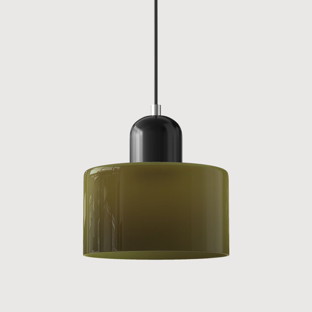 Brehn | Bauhaus Kreativ Glas Pendelleuchte - Kreatives Glas für ein elegantes Interieur
