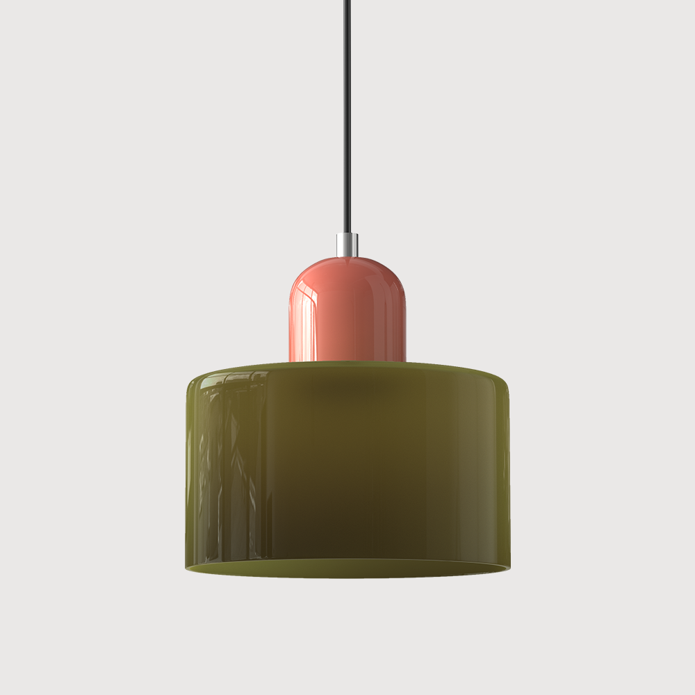 Brehn | Bauhaus Kreativ Glas Pendelleuchte - Kreatives Glas für ein elegantes Interieur