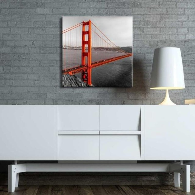 Golden Gate Bridge - Leinwand Wandkunst Gemälde
