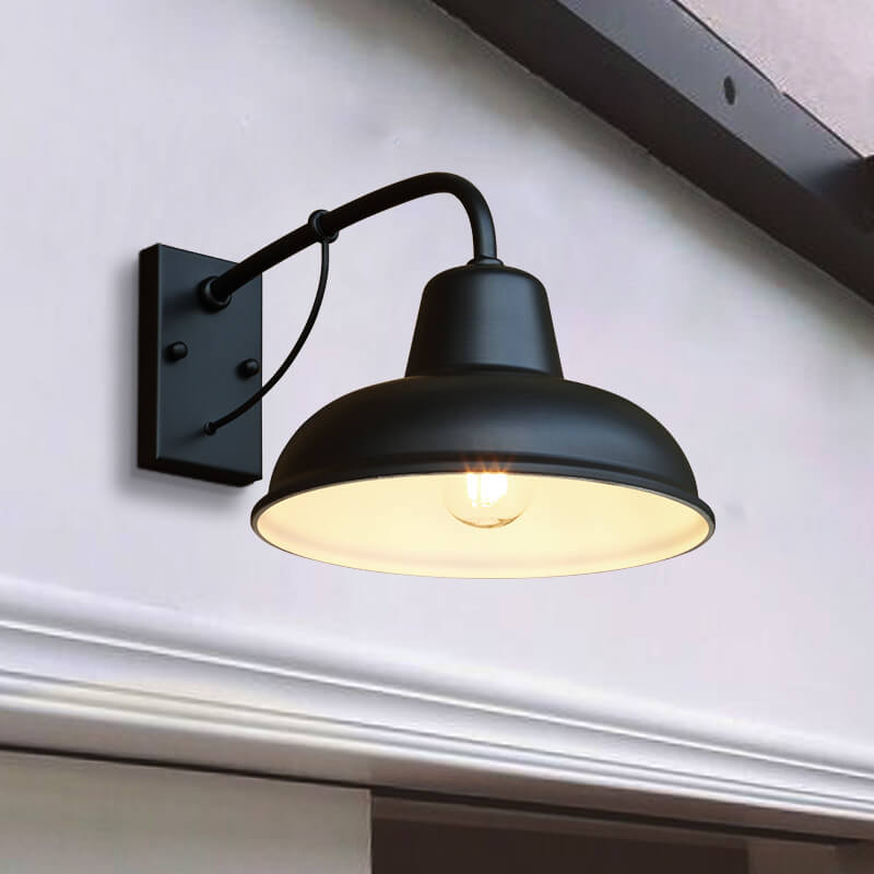 Vintage Iron Barn Wasserdicht Außen 1-Licht Wand Sconce Lampe | Brehn