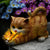 Brehn | Katze & Schmetterling Solarlicht Garten Dekor