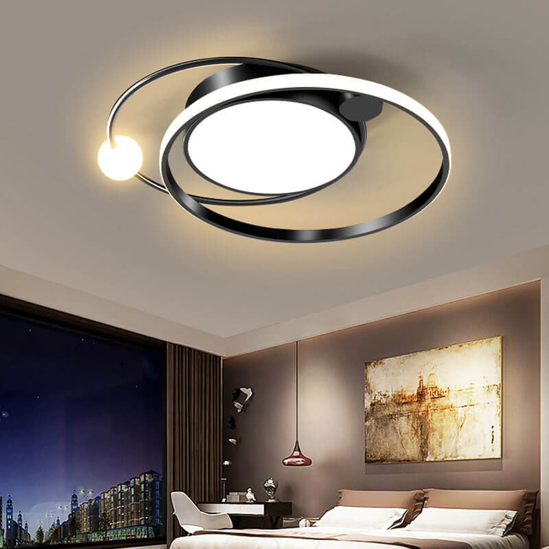 Brehn | Nordic Round Circle LED Deckenleuchte bündig montiert