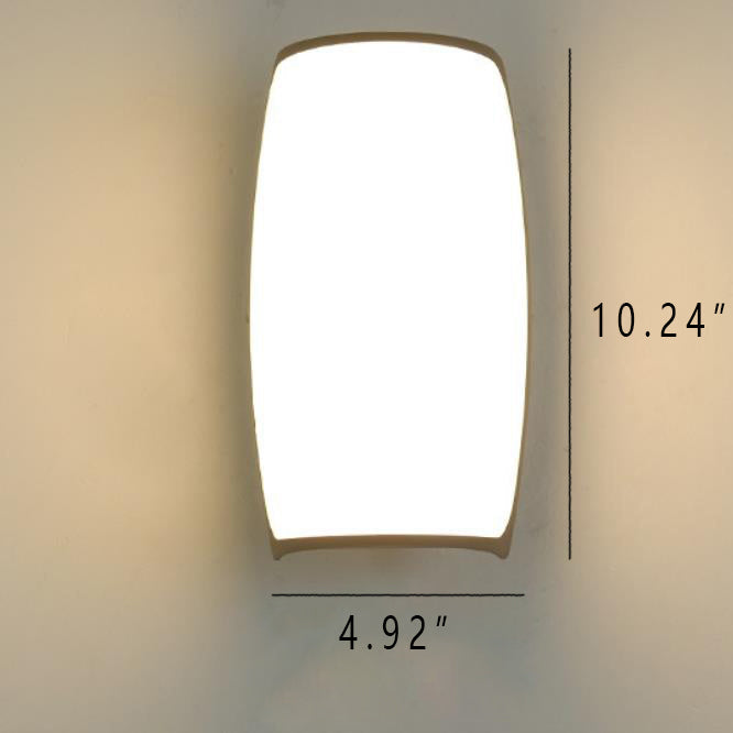 Wasserdichte Acrylgewölbte Shade LED Außenwandleuchte | Brehn