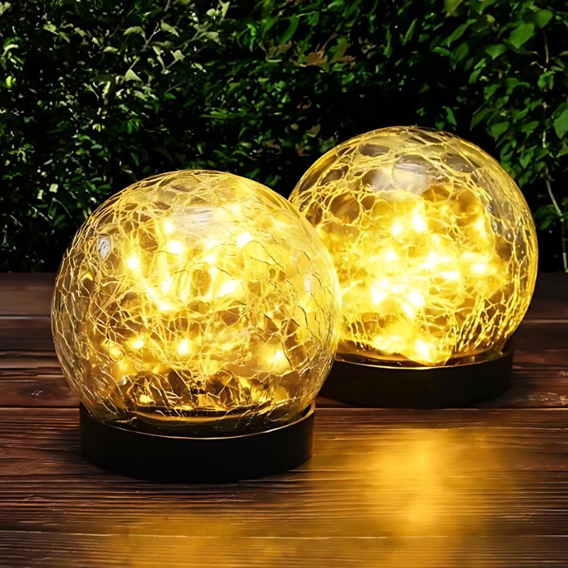 Wasserdichte Solar-LED-Außenleuchte mit bezauberndem Blumenmuster