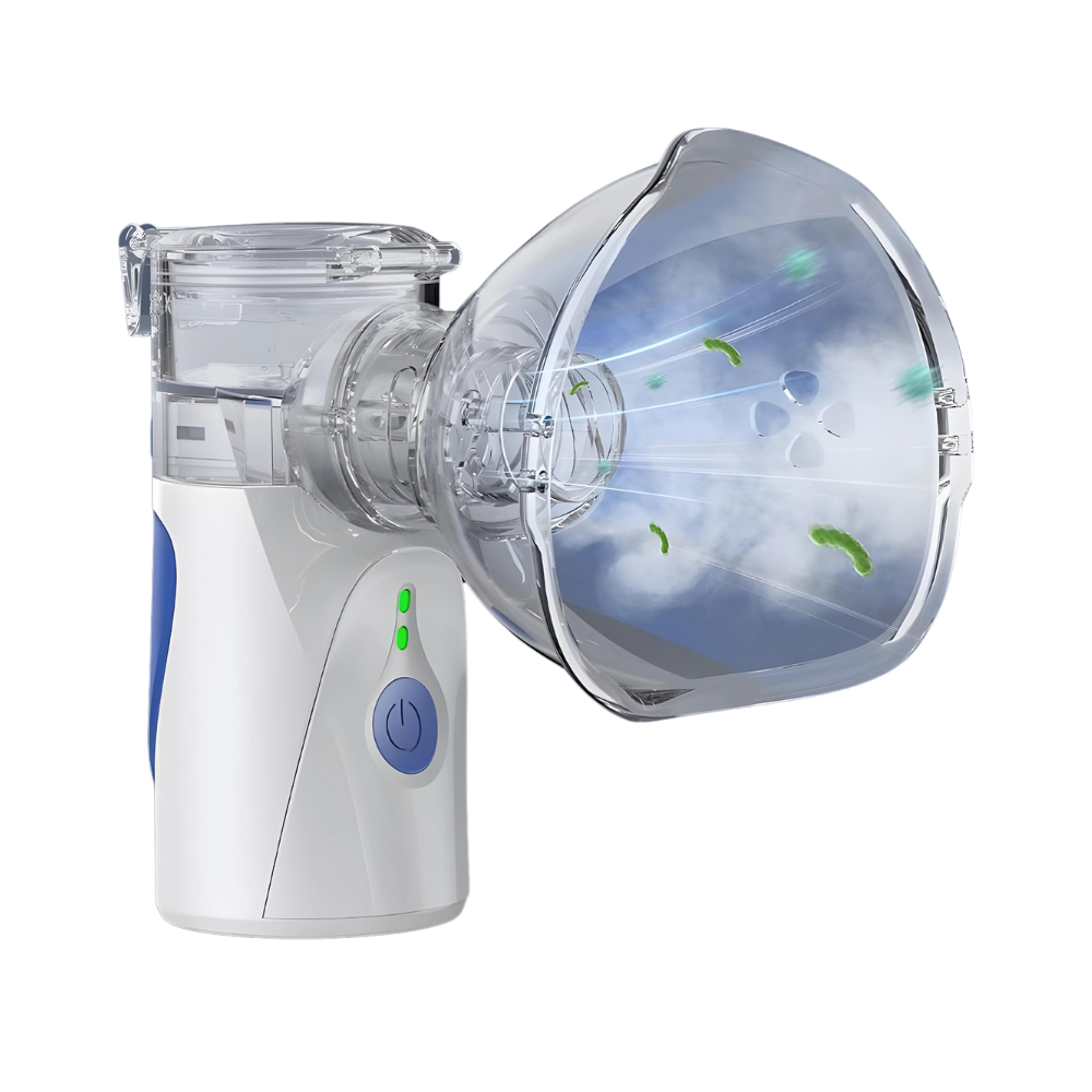 Portabler Ultraschallvernebler zur Inhalation Brehn