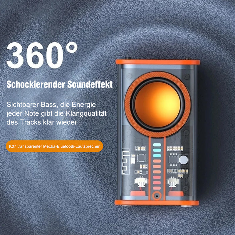 Transparente drahtlose Mecha Bluetooth-Lautsprecher | Brehn