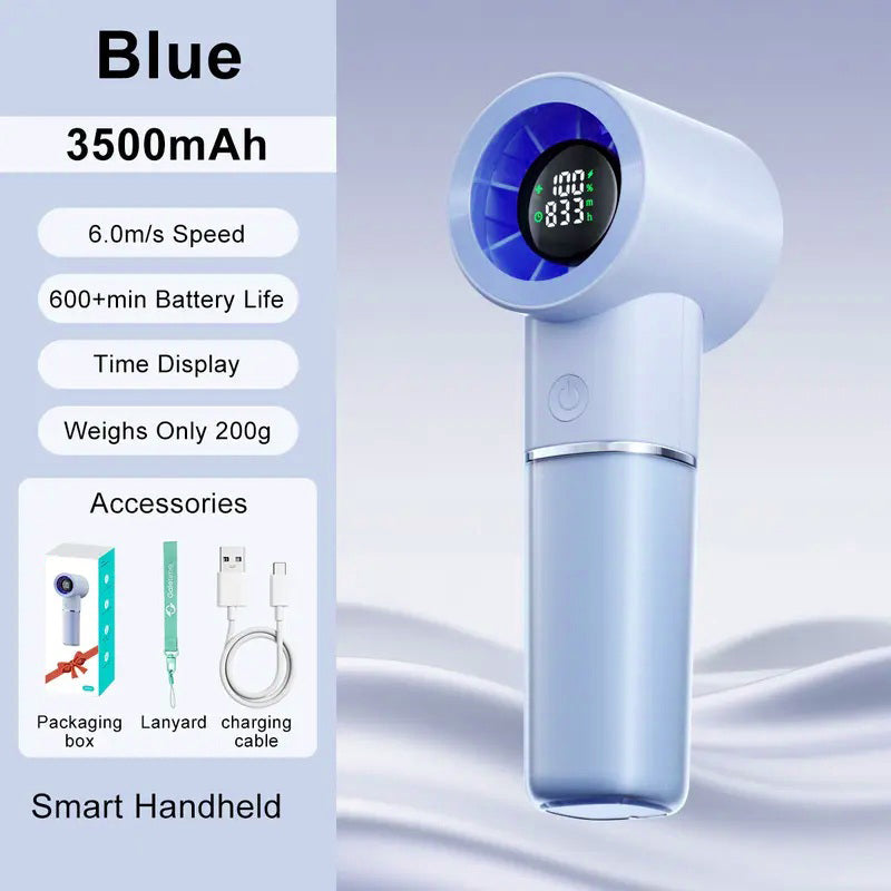 Tragbarer Handheld Wiederaufladbarer Persönlicher Kühlventilator | Brehn