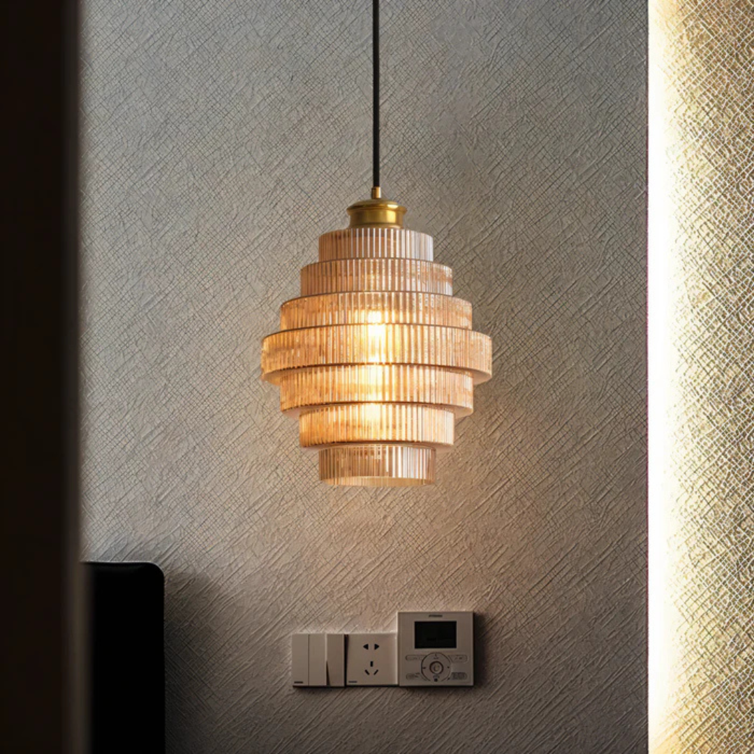 Brehn | Retro Pendelleuchte Glas