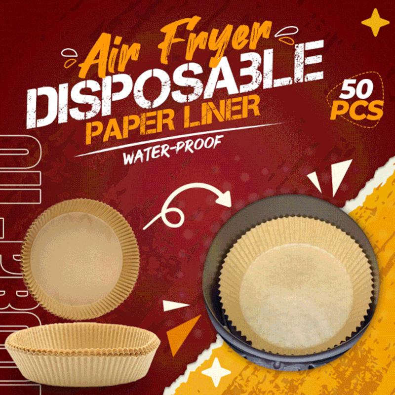 Brehn | Heißluftfritteuse Einweg-Papierunterlage (50 Stück)
