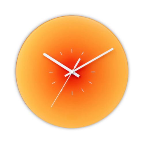 Brehn | Design Glas Wanduhr