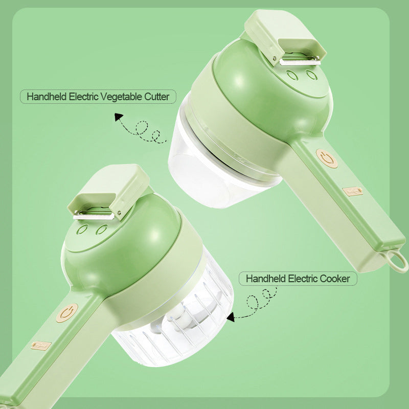 Brehn | 4 In 1 Handheld Electric Gemüse Schneide Set