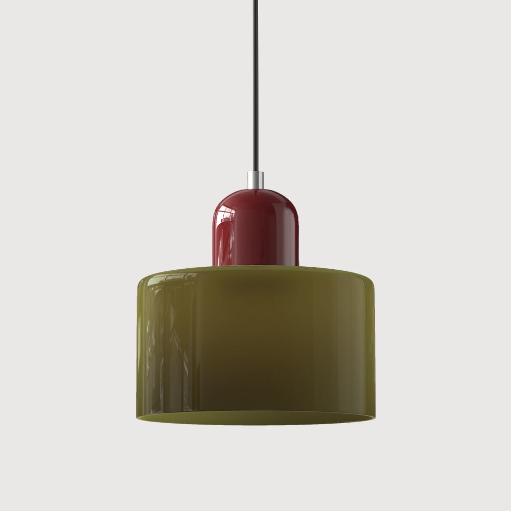 Brehn | Bauhaus Kreativ Glas Pendelleuchte - Kreatives Glas für ein elegantes Interieur