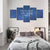 5-teilige Galaxy-Motivation - Leinwand Wand Kunst Malerei