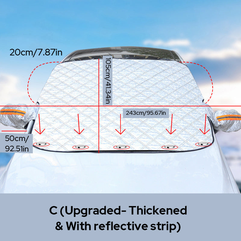 Brehn | LuxGuard Windschutzschutz | Halten Sie Ihr Fahrzeug mit einer langlebigen und wetterbeständigen Abdeckung für optimale Sicherheit und Komfort geschützt.