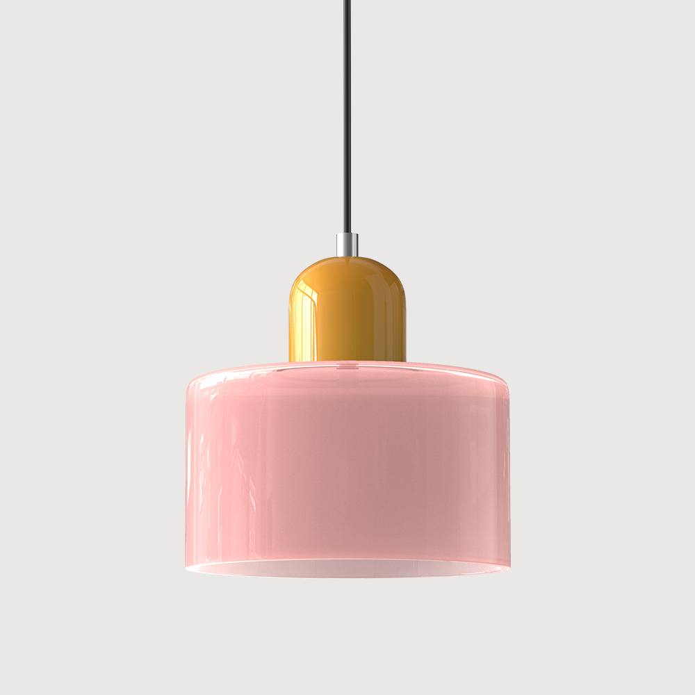 Brehn | Bauhaus Kreativ Glas Pendelleuchte - Kreatives Glas für ein elegantes Interieur