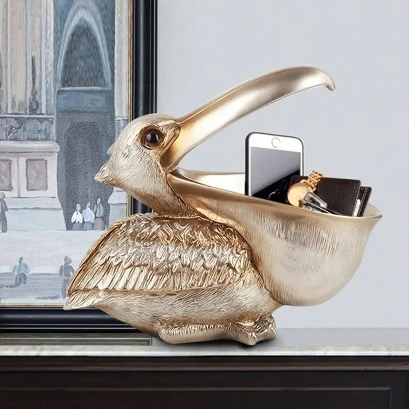 PelicanStyle Organizer – Dekorative Aufbewahrungsfigur für Schlüssel und Zubehör | Brehn