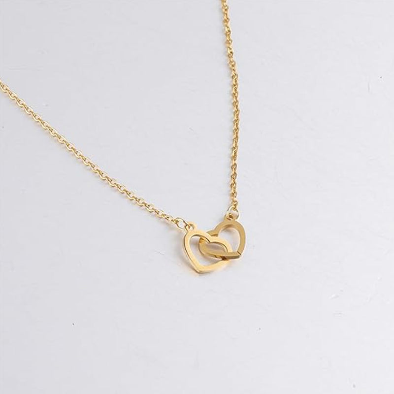 Brehn | Herz Necklace mit drehbarer Rosen Geschenkbox