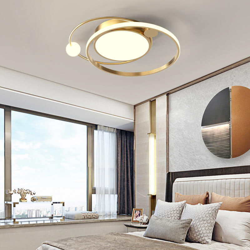 Brehn | Nordic Round Circle LED Deckenleuchte bündig montiert