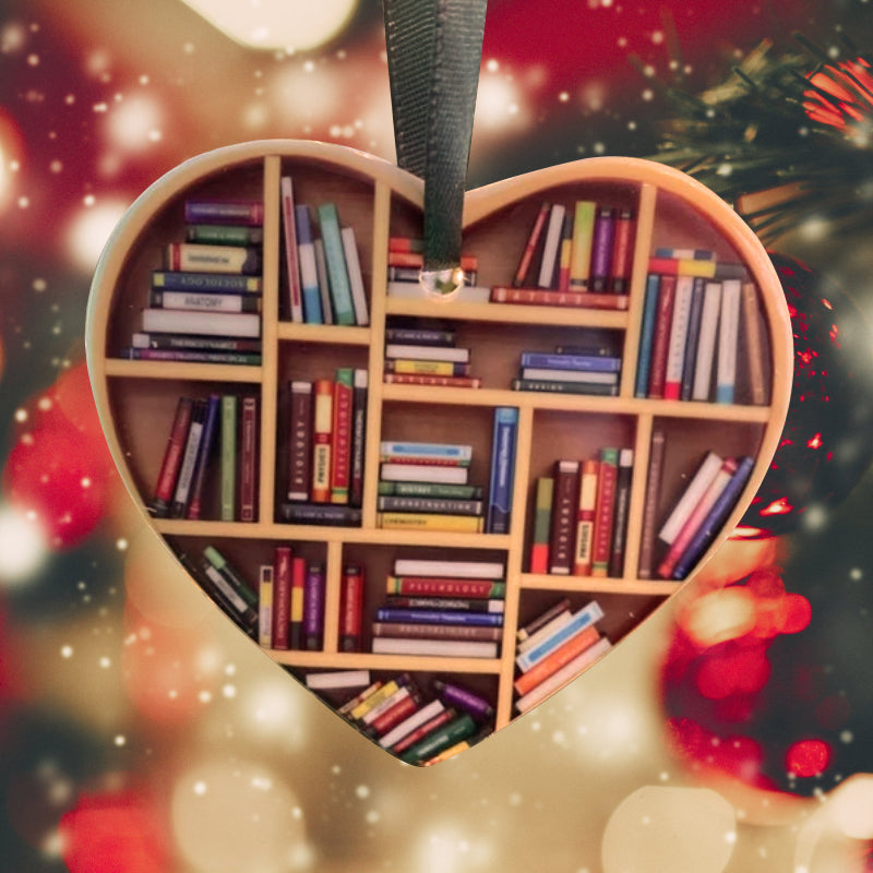 Brehn | Süße Herzförmige Bücherregaldekoration