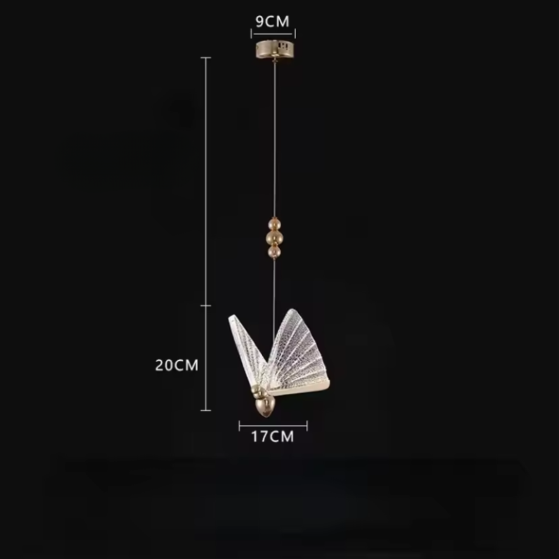 Brehn | Moderne kreative LED-Pendelleuchte mit dekorativem Schmetterlingsdesign