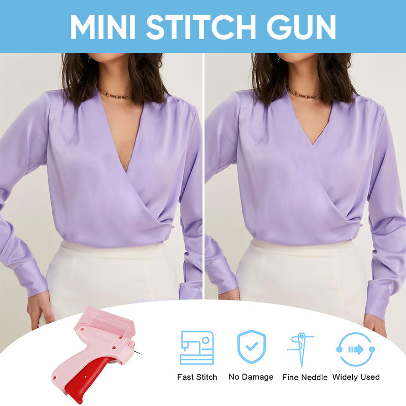 Brehn | Mini Etikettiergerät mit Aufbewahrungsbox - Kompaktes Design, feines Nadelset, enthält mehr als 2000 Etiketten, geeignet für Kleidung und Textiletiketten