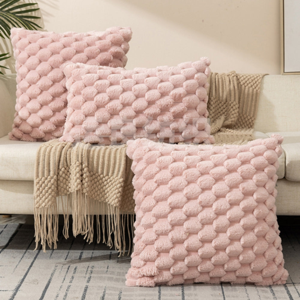 Brehn | VelvetSoft Kissenbezug – Ultraweicher Plüschbezug für Sofa oder Bett