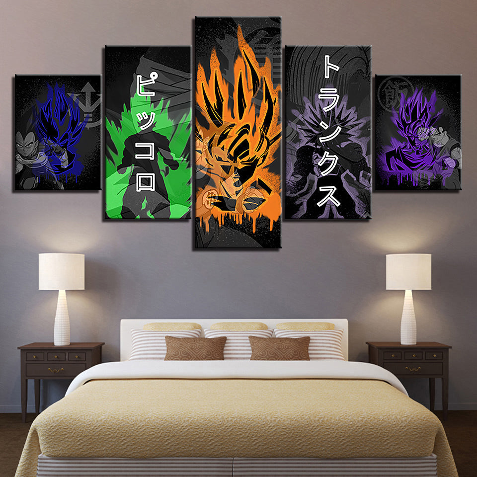 Dragon Ball Z Kunst - Leinwand Wandkunst Malerei