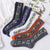 Brehn | Vintage Socken mit Blumenstickerei (5 Paar)