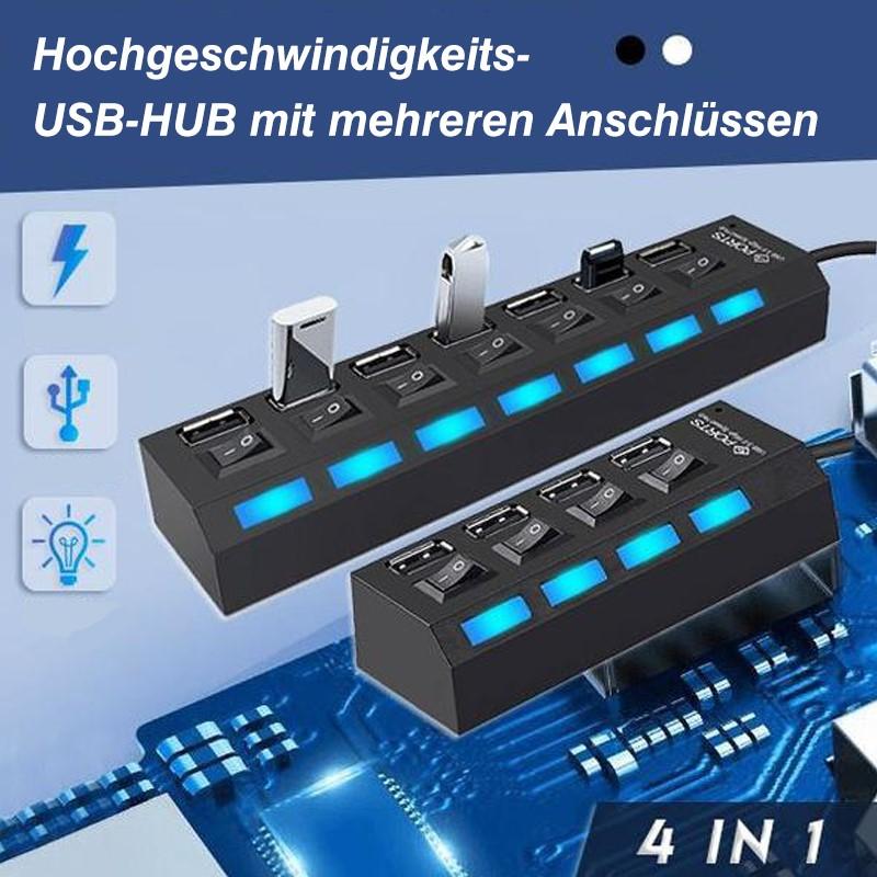 Brehn | Hochgeschwindigkeits-USB-Hub mit mehreren Anschlüssen