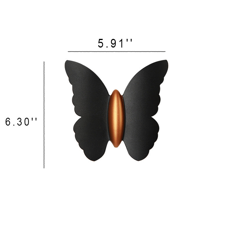 Kreative Schmetterlingsform Außenpatio LED Wandleuchte | Brehn