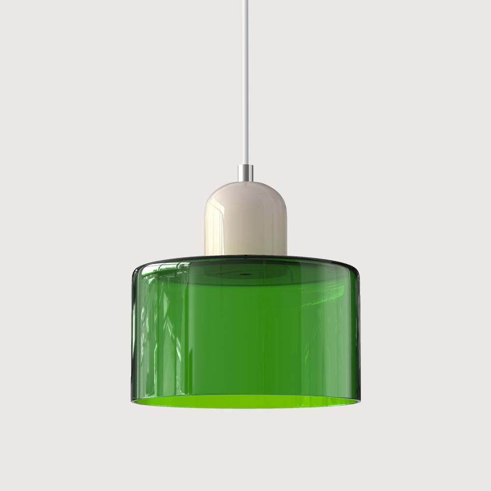 Brehn | Bauhaus Kreativ Glas Pendelleuchte - Kreatives Glas für ein elegantes Interieur
