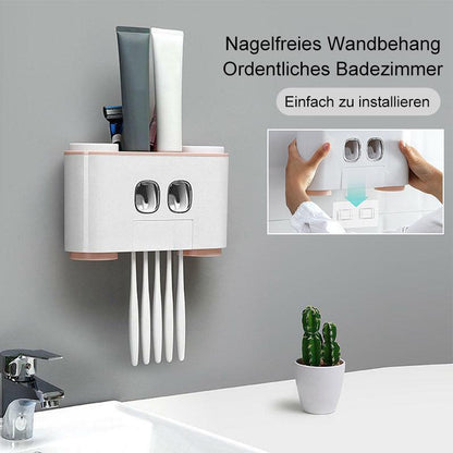 Automatischer Zahnbürstenhalter und Zahnpastaspender Set | Brehn