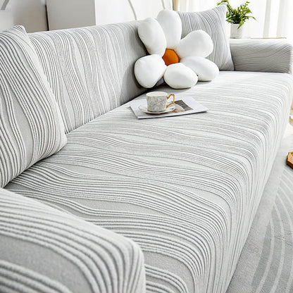 Jacquard Stretch Vollabdeckung Anti-Kratzer Couchbezug Weich Tierfreundlich | Brehn