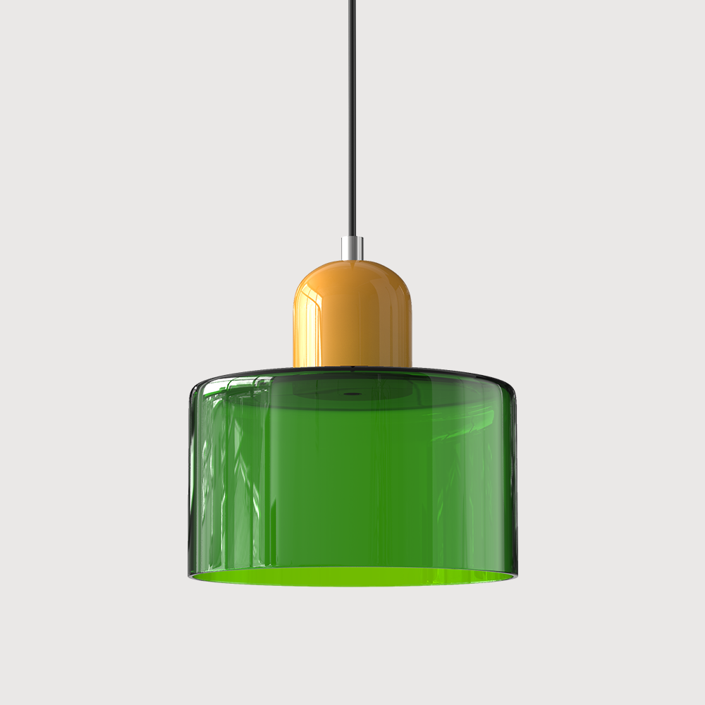 Brehn | Bauhaus Kreativ Glas Pendelleuchte - Kreatives Glas für ein elegantes Interieur